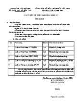 Cấu trúc đề thi học sinh giỏi Lịch sử lớp 12 - Năm học 2016-2017 - Sở GD & ĐT Hải Dương